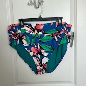Catalina floral bikini bottoms 3x 24-26w